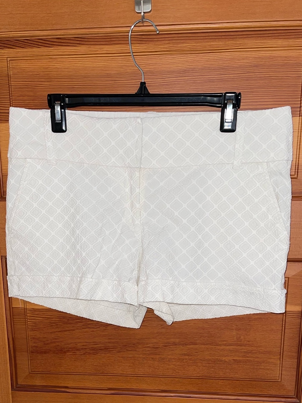 Maurices Cream Textured High Waist Shorts - EUC - women’s 11/12